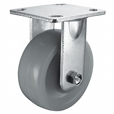 GRAINGER P25RN040K14001 Kingpinless Plate Castor Rigid 350 lb.