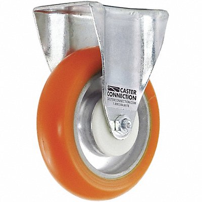 GRAINGER CDPG89 Standard Plate Castor Rigid 450 lb.