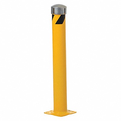 GRAINGER BOLJKS3645 Bollard 36 in H Yellow Carbon Steel