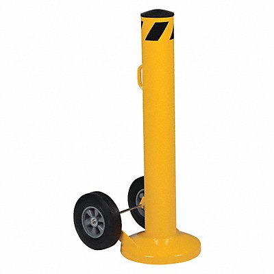 GRAINGER BOLMBJK4255 Bollard 42 in H Yellow Carbon Steel