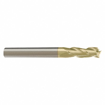 GRAINGER 205001187 Square End Mill Single End Carbide 3/8