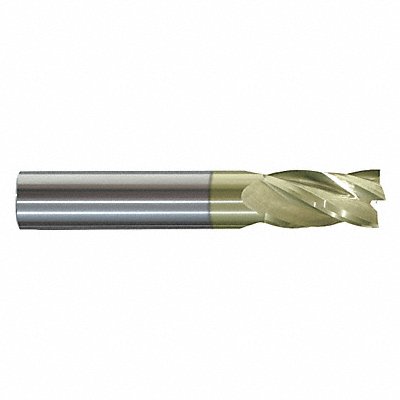 GRAINGER 206001174 Square End Mill Single End Carbide 3/8