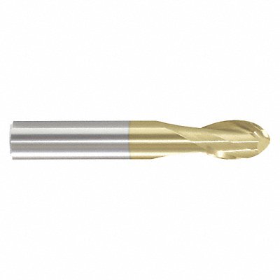 GRAINGER 219001021 Ball End Mill Single End 1/16 Carbide