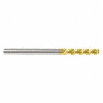 GRAINGER 229001035A Ball End Mill Single End 5/16 Carbide