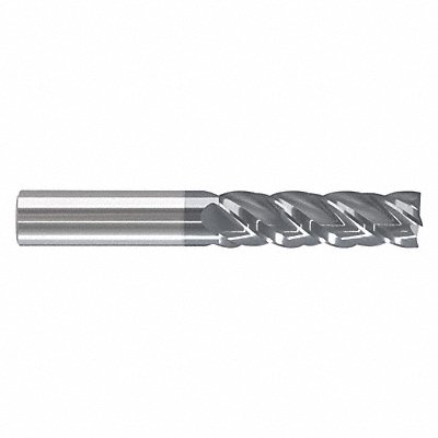 GRAINGER 284000247 Square End Mill Single End Carbide 1/2