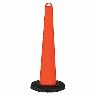 GRAINGER 45YJ68 Traffic Cone 42in H Orange Polyethylene