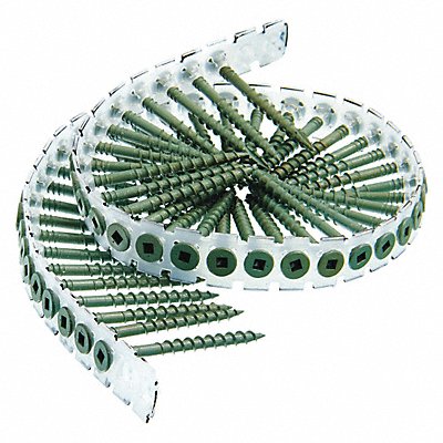 DURASPIN 08D200W Flat Head WOOD SCREW Steel #8 2 L PK1000