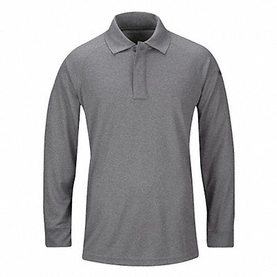 PROPPER F53620A023XS Long Sleeve Polo XS Heather Grey