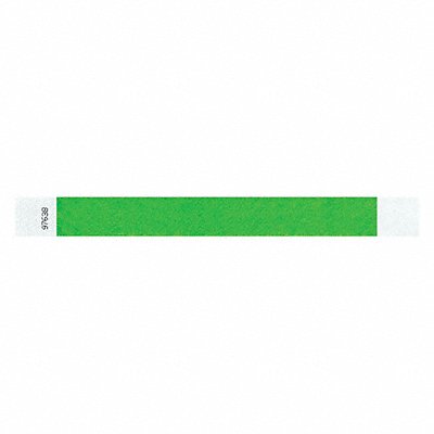 IDENTIPLUS T201 ID Wristband Adhesive Light Green PK500