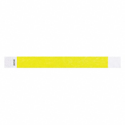 IDENTIPLUS T202 ID Wristband Adhesive Yellow 1in W PK500
