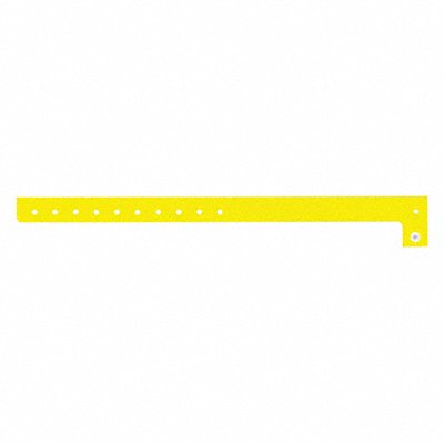 IDENTIPLUS P102 ID Wristband Yellow 5/8 in W PK500