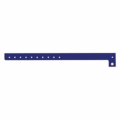 IDENTIPLUS P115 ID Wristband L-Shaped Blue 5/8in W PK500