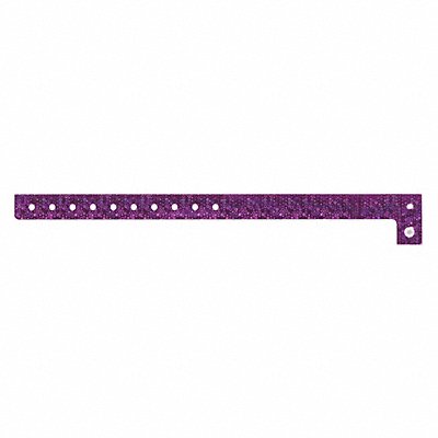 IDENTIPLUS P1H08 ID Wristband Holographic Purple PK500