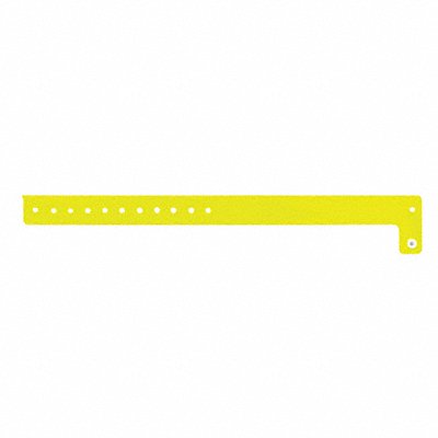 IDENTIPLUS V102 ID Wristband Vinyl L-Shaped Yellow PK500