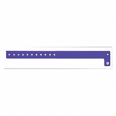 IDENTIPLUS V108 ID Wristband Vinyl L-Shaped Purple PK500