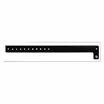 IDENTIPLUS V110 ID Wristband Vinyl L-Shaped Black PK500