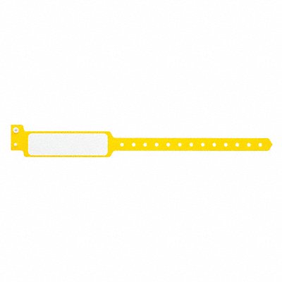 IDENTIPLUS P5M34 ID Wristband Plastic Wide Yellow PK500