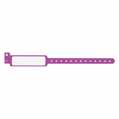 IDENTIPLUS P5M36 ID Wristband Plastic Wide Purple PK500
