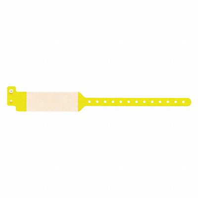 IDENTIPLUS P4M34 ID Wristband Cover Seal Yellow PK500