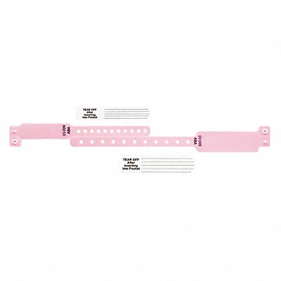 IDENTIPLUS VPM2S38 ID Wristband Set Vinyl Pink PK300