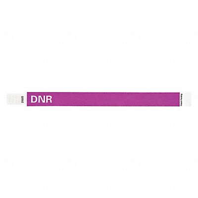 IDENTIPLUS T3UD20336 ID Wristband Tyvek 10 in L DNR PK500