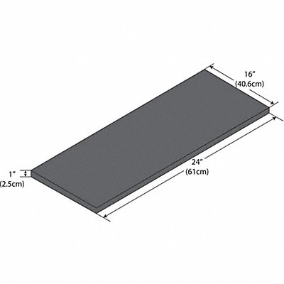 INSTOCK GRPS1624 Shelf Phenolic 24 W 16 D
