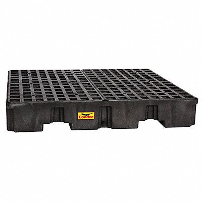 CONDOR 1645BC Drum Spill Containment Pallet Black