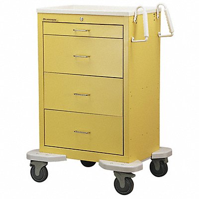 LAKESIDE C430K1Y Medical Cart Yellow Cabinet