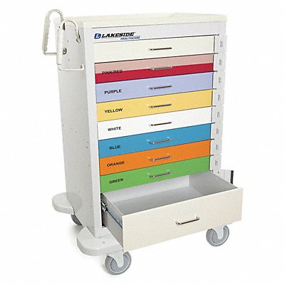 LAKESIDE SP930IBPED Medical Cart Grey Cabinet