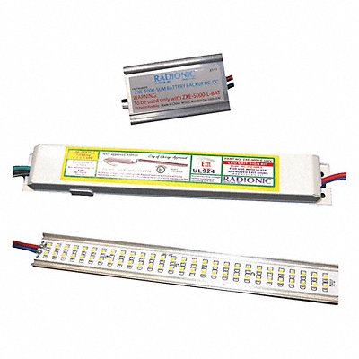 RADIONIC HI-TECH ZXE5000LBAT Exit Sign LED RtrftKt Drt Wr 4.5 Wht LED