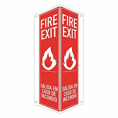 LYLE LCVB0042RA4x18 Safety Sign 18 in x 8 in x 3 in Aluminum
