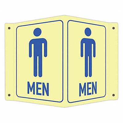 LYLE LCVB0036GA4x6 Safety Sign 6 in x 7 1/2 in Aluminum