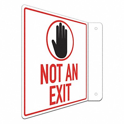 LYLE LCFL0020NA8x8 Safety Sign 8 in x 8 in Aluminum