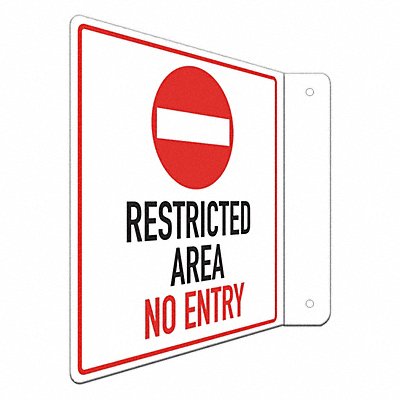 LYLE LCFL0021RA8x8 Safety Sign 8 in x 8 in Aluminum