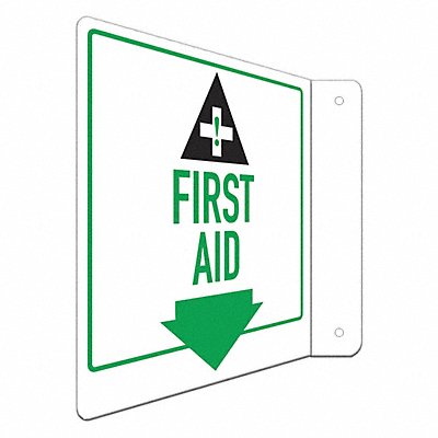 LYLE LCFL0026NA8x8 Safety Sign 8 in x 8 in Aluminum