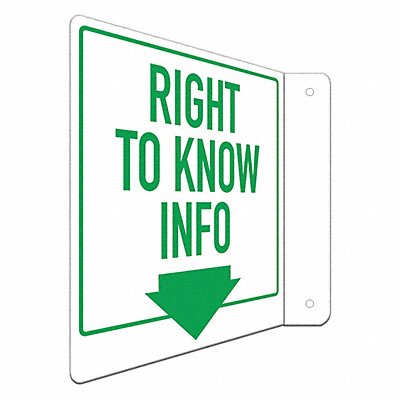 LYLE LCFL0027NA8x8 Safety Sign 8 in x 8 in Aluminum