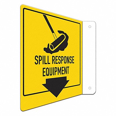 LYLE LCFL0029NA8x8 Safety Sign 8 in x 8 in Aluminum