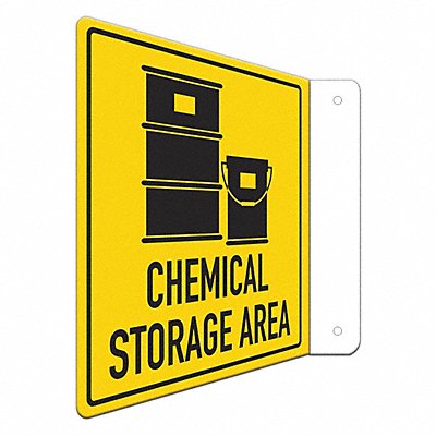 LYLE LCFL0032RA8x8 Safety Sign 8 in x 8 in Aluminum