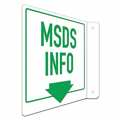 LYLE LCFL0010NA8x8 Safety Sign 8 in x 8 in Aluminum
