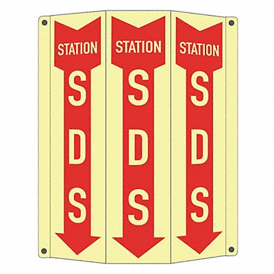 LYLE LCTB0016GA267x12 Safety Sign 10 inx8 1/4 in Aluminum
