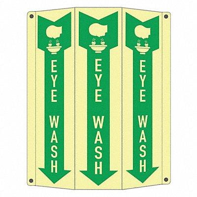 LYLE LCTB0018GA267x14 Safety Sign 10 in x 8 1/4 in Aluminum