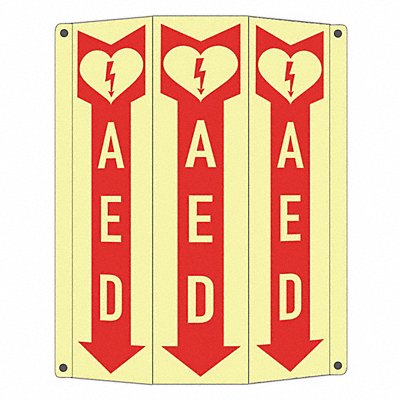 LYLE LCTB0020GA267x12 Safety Sign 10 in x 8 1/4 in Aluminum