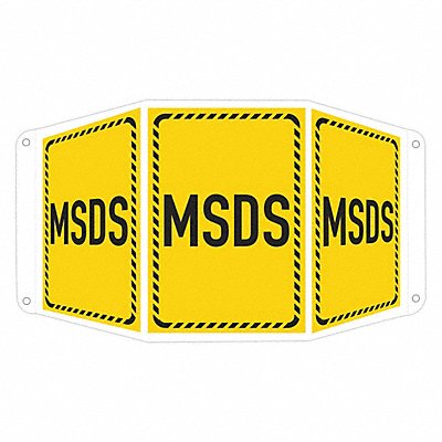 LYLE LCTB0013RA7X10 Safety Sign 10 inx17 1/2 in Aluminum