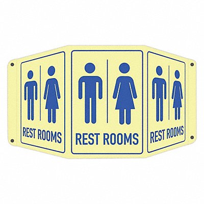 LYLE LCTB0006GA7x10 Safety Sign 10 in x 17 1/2 in Aluminum