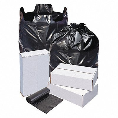 GRAINGER 460X57 Garbage Bags 42 gal Black PK32