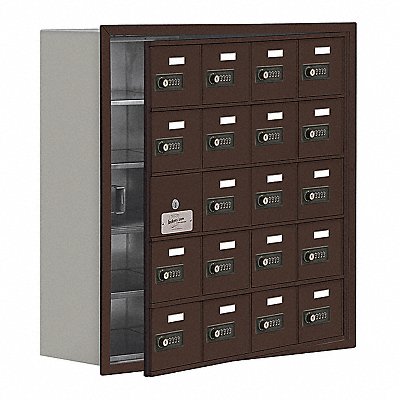 SALSBURY INDUSTRIES 1915820ZRC Locker 5x4Lockers Bronze 30 x29 x9