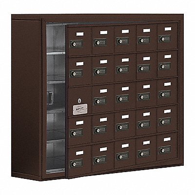 SALSBURY INDUSTRIES 1915825ZSC K7535 Locker 5x5Lockers Bronze 31 x37 x9