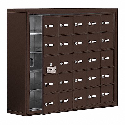 SALSBURY INDUSTRIES 1915825ZSK K7533 Locker 5x5Lockers Bronze 31 x37 x9