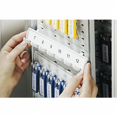 DURABLE 195610 Key Holder 14-1/8 H 24 Units Capacity