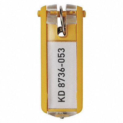 DURABLE 195704 Key Tags 2-3/4 H 1 W PK6